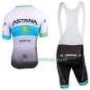 Fietskleding (Fietsshirt + Korte Koersbroek) 2018 Astana Pro Team Kazachs kampioenschap